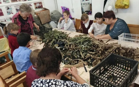 В сборе гуманитарной помощи для СВО участвуют не только взрослые, но и школьники